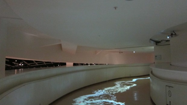 Musée du quai Branly. Walkway to main exhibits